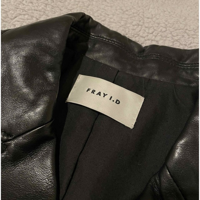 FRAY I.D(フレイアイディー)のフレイアイディー FLAY I.D ダブルレザーライダース レディースのジャケット/アウター(ライダースジャケット)の商品写真