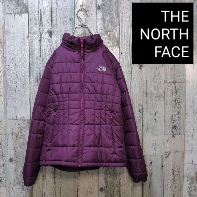 THE NORTH FACE(ザノースフェイス)の【美品】ノースフェイス　中綿ジャケット インナーダウン  パープル　レディースL レディースのジャケット/アウター(ダウンジャケット)の商品写真