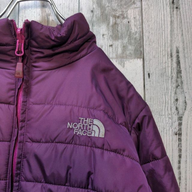 THE NORTH FACE(ザノースフェイス)の【美品】ノースフェイス　中綿ジャケット インナーダウン  パープル　レディースL レディースのジャケット/アウター(ダウンジャケット)の商品写真