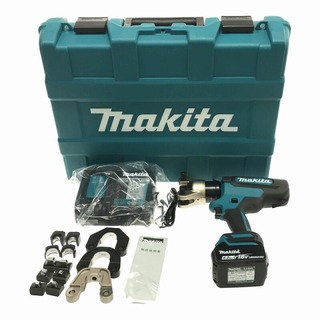 ☆未使用品☆ makita マキタ 18V 充電式圧着機 TC300DRG バッテリ（18V 6.0Ah）アタッチメント付き 充電器付き+ケース 65256