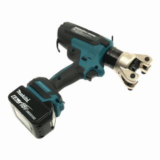 ☆未使用品☆ makita マキタ 18V 充電式圧着機 TC300DRG バッテリ（18V 6.0Ah）アタッチメント付き 充電器付き+ケース 65256