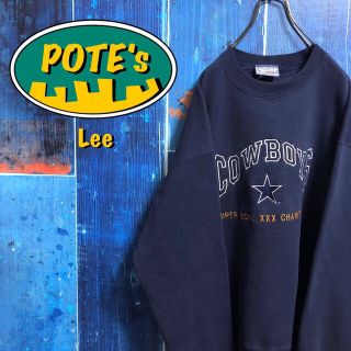 LEE 90s 企業ロゴ オレンジ スウェット SIZE:XL DEW CON