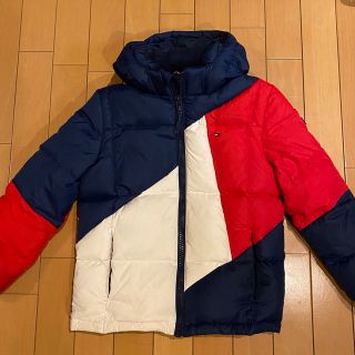 トミーヒルフィガー(TOMMY HILFIGER)のトミーヒルフィガー　トリコロールカラー　ダウン　120cm(ジャケット/上着)