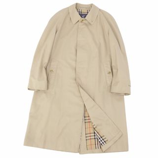 バーバリー(BURBERRY)のVintage バーバリー Burberrys コート 英国製 ステンカラーコート バルマカーンコート コットン アウター メンズ 44(S相当) ベージュ(ステンカラーコート)