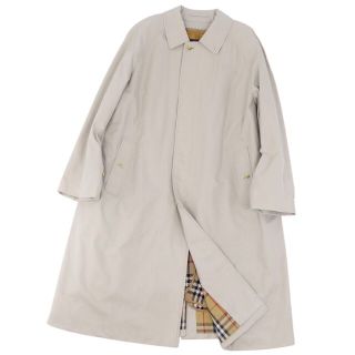 バーバリー(BURBERRY)の美品 Vintage バーバリー Burberrys コート ライナー付き ステンカラーコート バルマカーンコート アウター メンズ 98-185-8(XL相当) ライトグレー(ステンカラーコート)