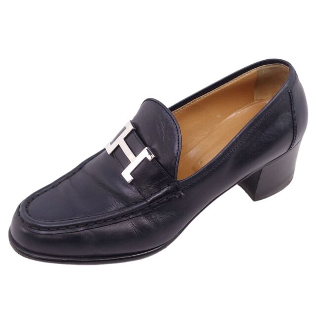 エルメス HERMES ローファー パンプス モカシン ヒール コンスタンス Hロゴ カーフレザー シューズ レディース 37.5(24.5cm相当) ネイビー | フリマアプリ ラクマ エルメス HERMES ローファー パンプス モカシン ヒール コンスタンス Hロゴ カーフレザー シューズ レディース 37.5(24.5cm相当) ネイビー | フリマアプリ ラクマ