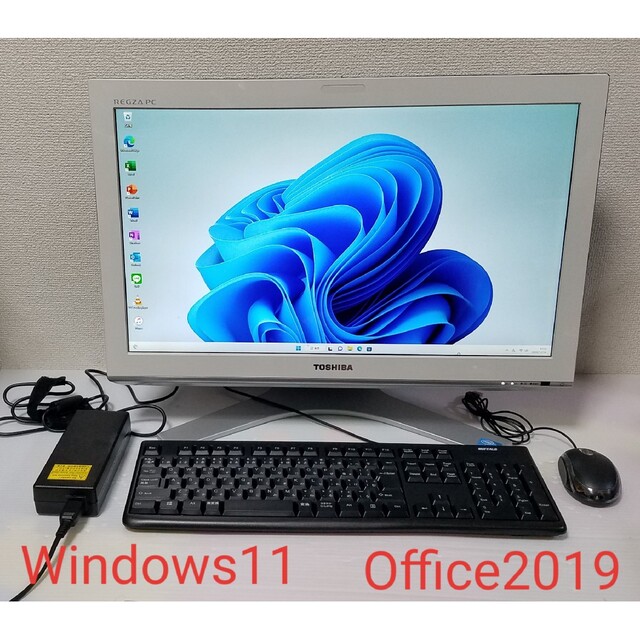 東芝 デスクトップPC Windows11 エクセル ワード DVDマルチ www