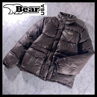 値下げセール - 90sBearUSAベアーダウンジャケットリバーシブルxl