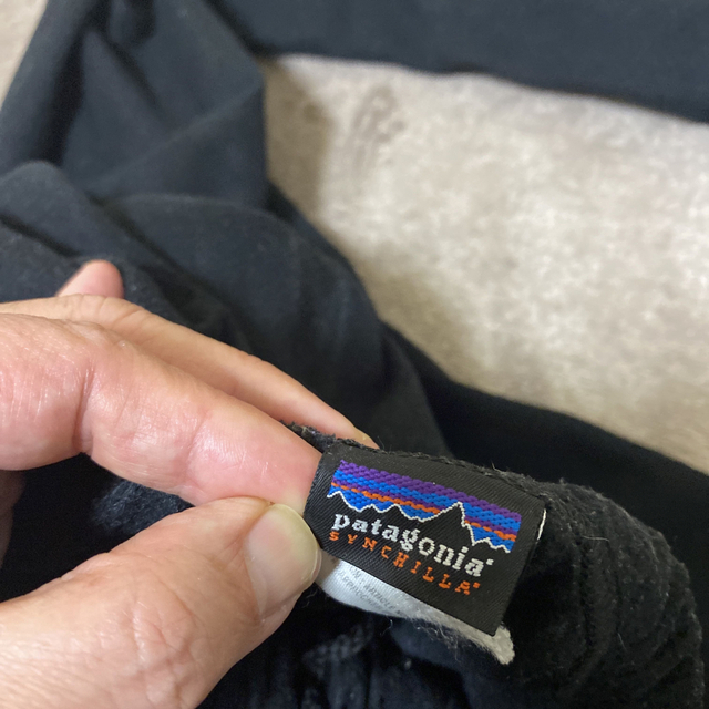 patagonia(パタゴニア)のパタゴニア　シンチラ　パンツ　フリース　オールド　ブラック　アメリカ製 メンズのパンツ(その他)の商品写真