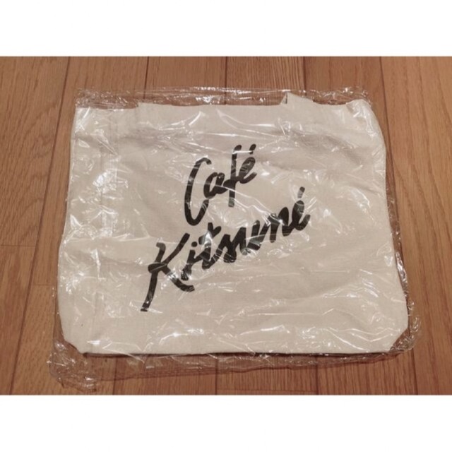 MAISON KITSUNE'(メゾンキツネ)の【新品】 カフェキツネ ミニトートバッグ ランチバッグ Cafe Kitsune レディースのバッグ(トートバッグ)の商品写真