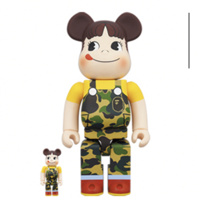 BE@RBRICK BAPE ペコちゃん 100％ & 400％ GREEN