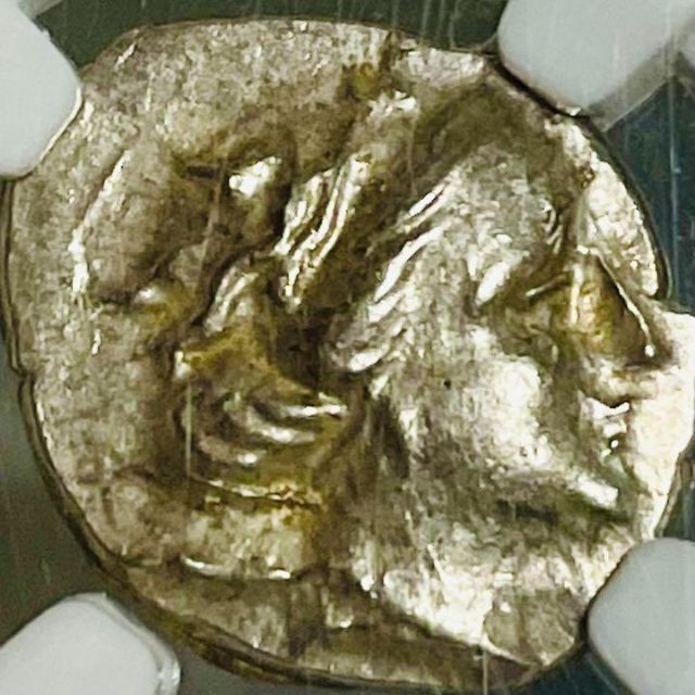 古代ギリシャ エヴィア島 テトロボル銀貨 3rd～2nd BC XF