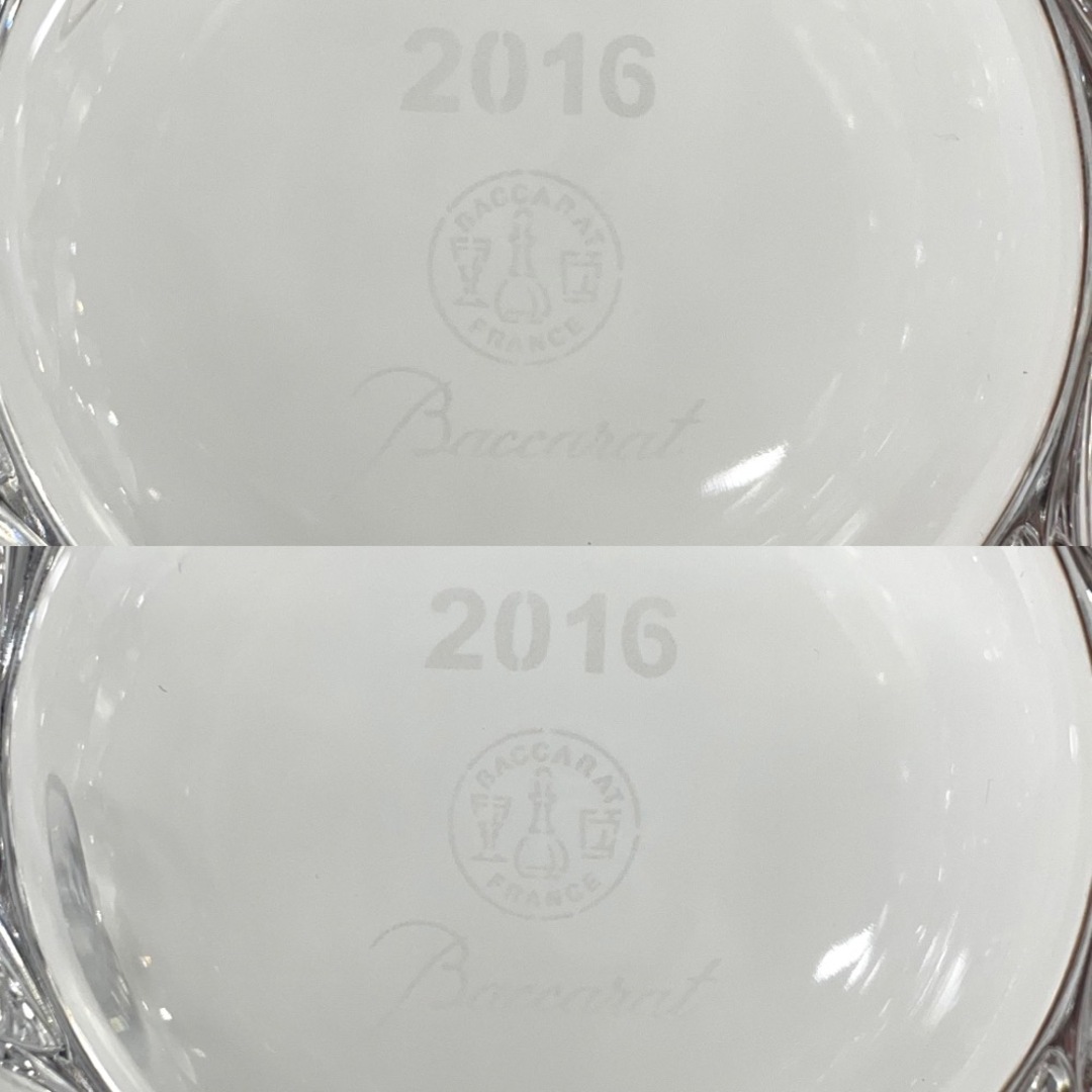 【限定価格】Baccarat バカラ 食器 ロックグラス グローリア タンブラー 栄光 2016年日本限定品 イヤータンブラー 年号グラス メンズ レディース  クリスタルガラス   クリア ユニセックス 定番 美品【品】 2