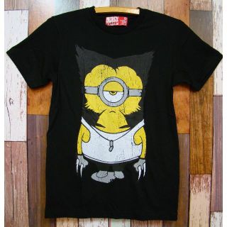 【SALE】L 黒★新品ミニオン★ウルヴァリン★ヴィンテージ風Tシャツ(Tシャツ/カットソー(半袖/袖なし))
