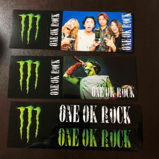 モンスターエナジー(Monster Energy)のモンスターエナジー×ONE OK ROCK  ステッカー(ミュージシャン)