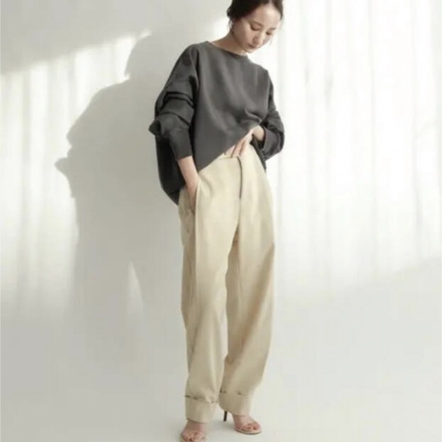 louren waistbelt highwaist tack pants