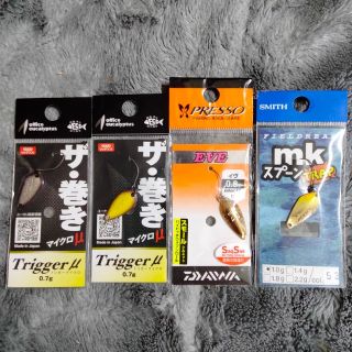 ダイワ(DAIWA)の管釣りスプーン4つセット　0.7g0.8g1.0g(ルアー用品)