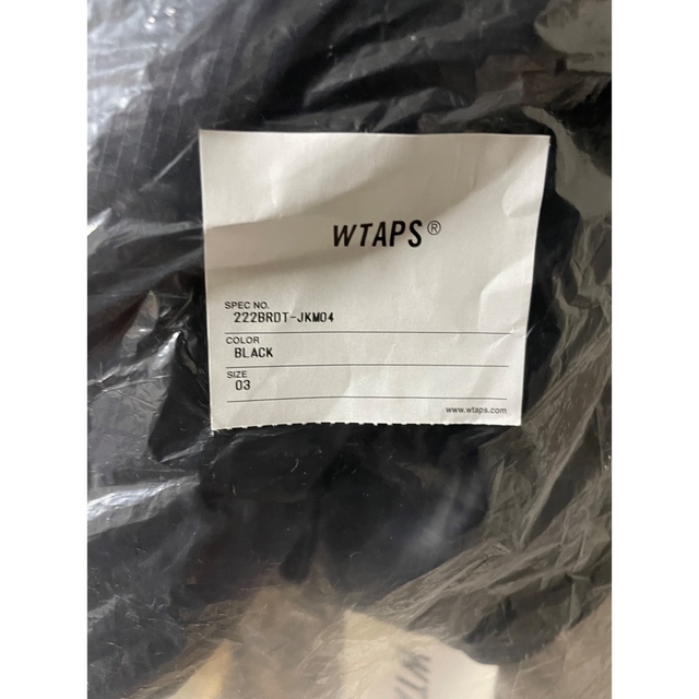 W)taps(ダブルタップス)のwtaps 22aw BIVOUAC / JACKET / NYLON Lサイズ メンズのジャケット/アウター(ダウンジャケット)の商品写真