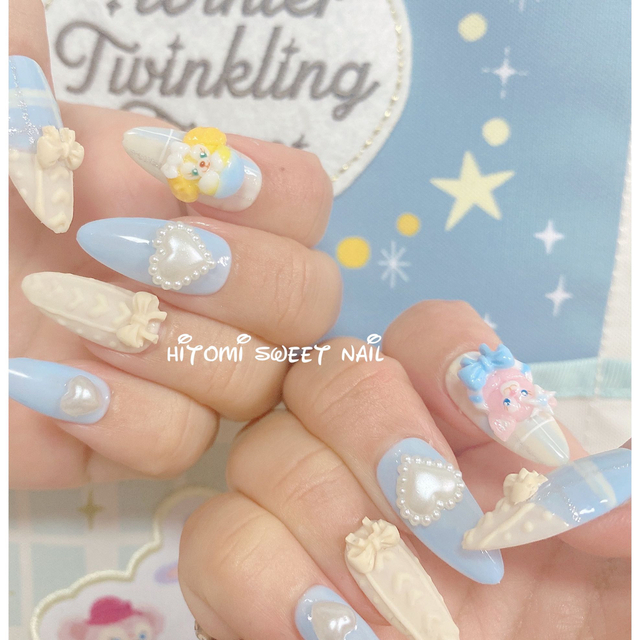 クッキーアン&リーナベル3dネイルパーツの通販 by hitomi♡sweet