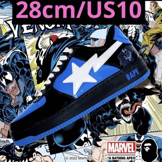 アベイシングエイプ(A BATHING APE)のBAPE APE ★ MARVEL × BAPESTA Venom ★(スニーカー)