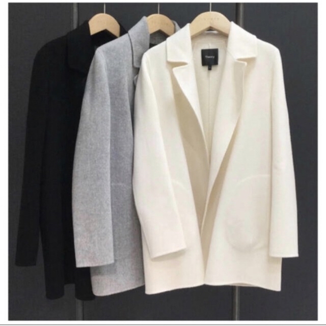 カシミヤ theory ダブルフェイスコートの通販 by yu♡'s shop