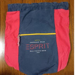 エスプリ(Esprit)のESPRIT布バック　布リュック　リュック　バック(リュックサック)