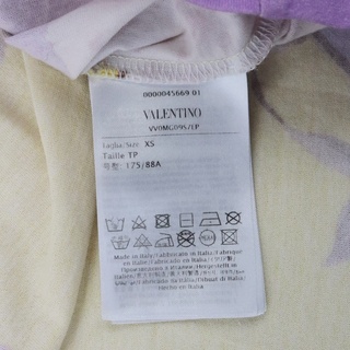 Valentinoヴァレンティノ 3D花柄半袖TシャツXS