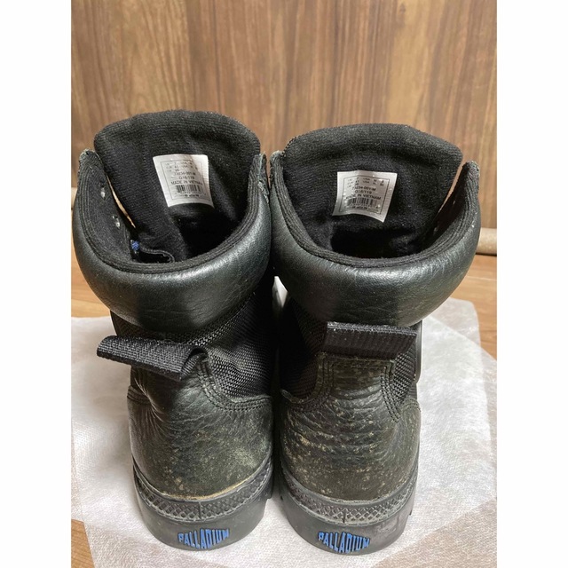 PALLADIUM(パラディウム)のパラディウム　マウンテンブーツ ショート レザー 登山 26㎝ 黒 メンズの靴/シューズ(ブーツ)の商品写真