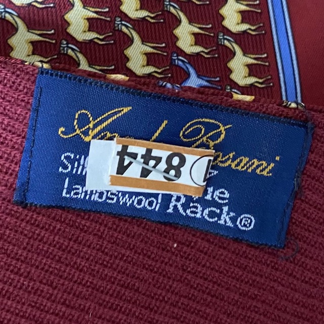 最終お値下げイタリア製シルクストールリバーシブル　ラムウール　Tie Rack メンズのファッション小物(ストール)の商品写真