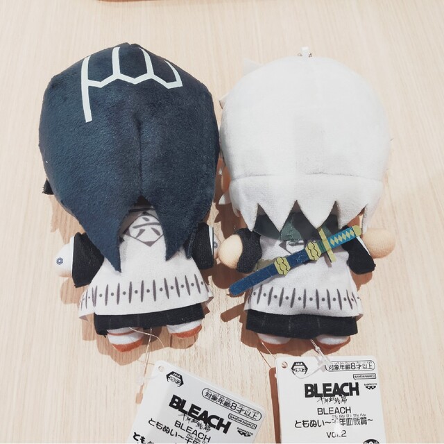 BLEACH ぬいぐるみ コースター4点セット エンタメ/ホビーのおもちゃ/ぬいぐるみ(キャラクターグッズ)の商品写真