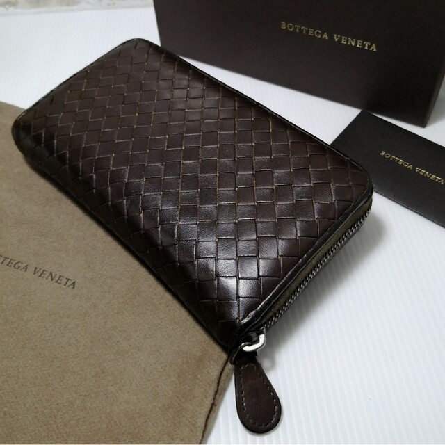 Bottega Veneta(ボッテガヴェネタ)の★BOTTEGA VENETA★長財布 ラウンドファスナー イントレチャート メンズのファッション小物(長財布)の商品写真