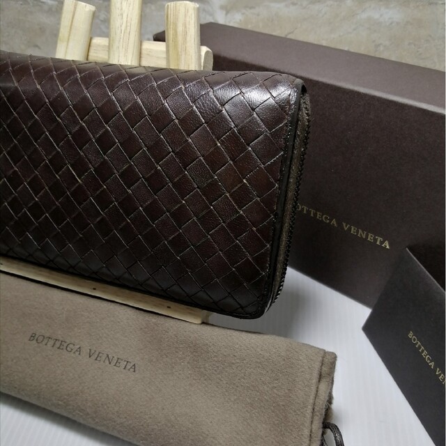 Bottega Veneta(ボッテガヴェネタ)の★BOTTEGA VENETA★長財布 ラウンドファスナー イントレチャート メンズのファッション小物(長財布)の商品写真