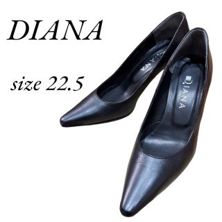 ダイアナ(DIANA)のDIANA ブラックパンプス　size 22.5(ハイヒール/パンプス)