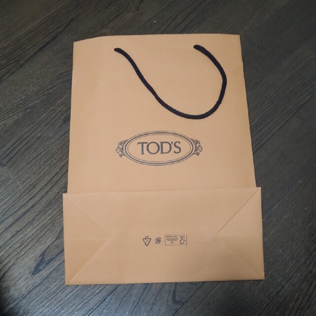 TOD'S(トッズ)のTOD'S　ローファー用サイズ　ショッパー　リボン付き レディースのバッグ(ショップ袋)の商品写真