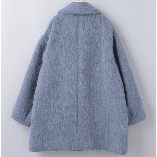 6 (ROKU)(ロク)の【即完売】ROKU 6 SHAGGY SHAWL COLLAR COAT レディースのジャケット/アウター(ロングコート)の商品写真