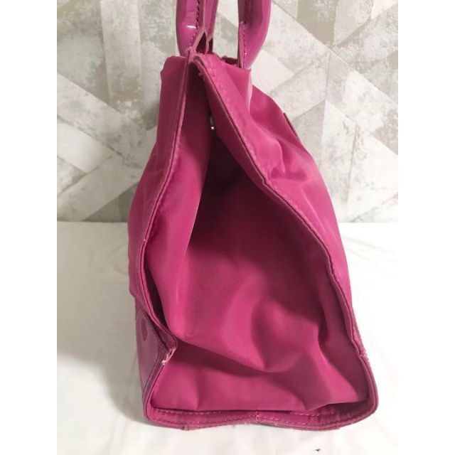シルバー金具 Tory Burch ピンク トートバッグ サッチェルバッグ お