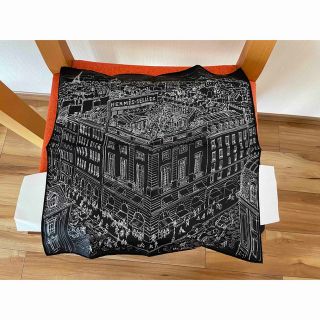 Hermes - 【未使用】エルメス ガヴロッシュ 屋根の上の庭 モノトーンの
