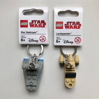 レゴ(Lego)のレゴ スターウォーズ キーホルダー スターデストロイヤー ランドスピーダー(キーホルダー)