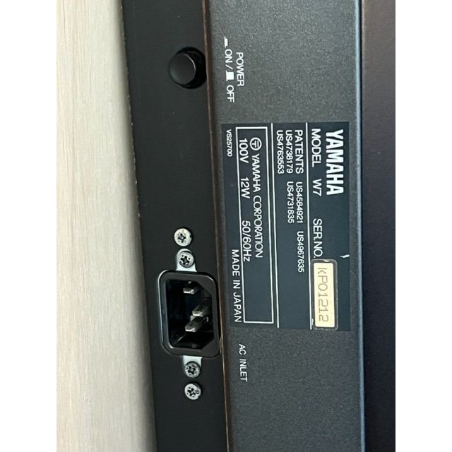 YAMAHA　W7　Version2　WEMB03付属　中古品