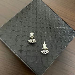 925刻印　シルバーピアス　クロスピアス　ピアス　星形　スター　片耳販売OK♪(ピアス(両耳用))