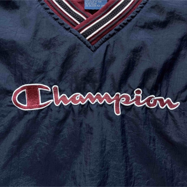 Champion - チャンピオン ナイロンプルオーバージャケット ビッグロゴ ...