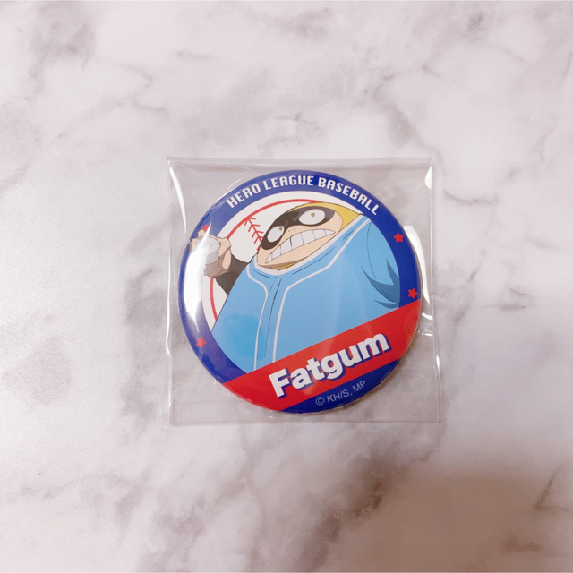 僕のヒーローアカデミア ヒロアカ HLB 缶バッジ ファットガム エンタメ/ホビーのアニメグッズ(バッジ/ピンバッジ)の商品写真