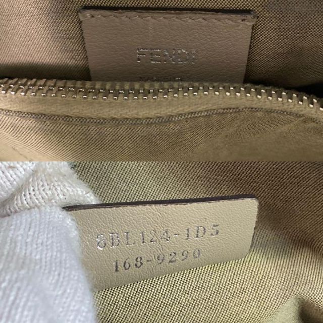 【大人気】FENDI バイザウェイ スモール 2way ベージュ レザー 肩掛け