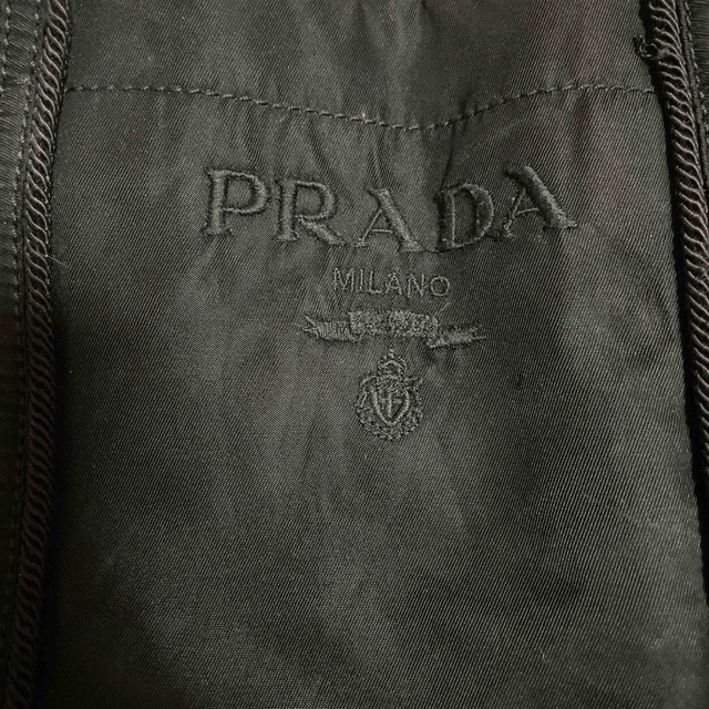 PRADA(プラダ)のプラダ♡レア♡布バック♡黒♡カジュアルバック レディースのバッグ(ハンドバッグ)の商品写真