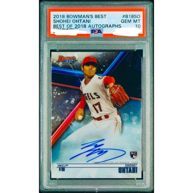 素晴らしい価格 Bowman's Best 大谷翔平 Auto 直筆サイン ルーキーカード シングルカード