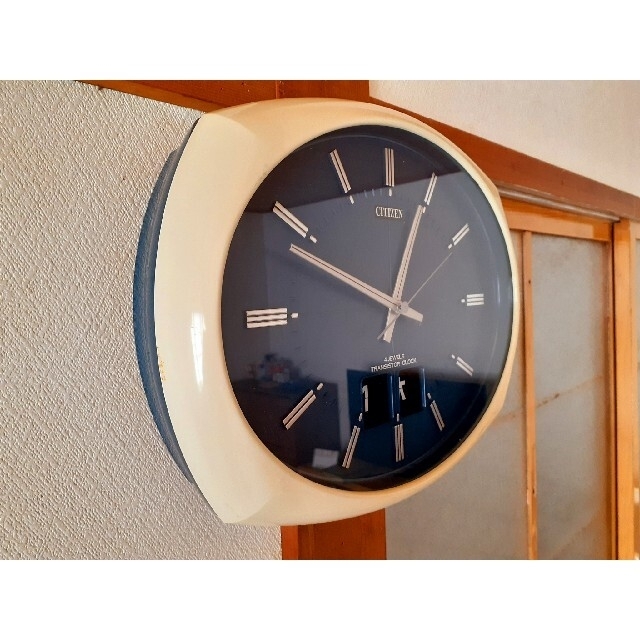 シチズン ミッドセンチュリー ポストモダン ヴィンテージ置き時計- シチズン ミッドセンチュリー ポストモダン ヴィンテージ置き時計-