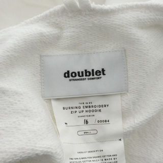 品◆doublet/ダブレット◆ロゴスウェット S グレー