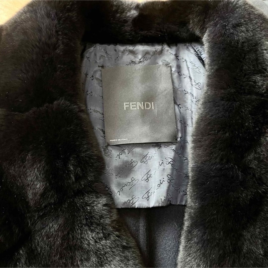 FENDI ファー付き　ロングコート