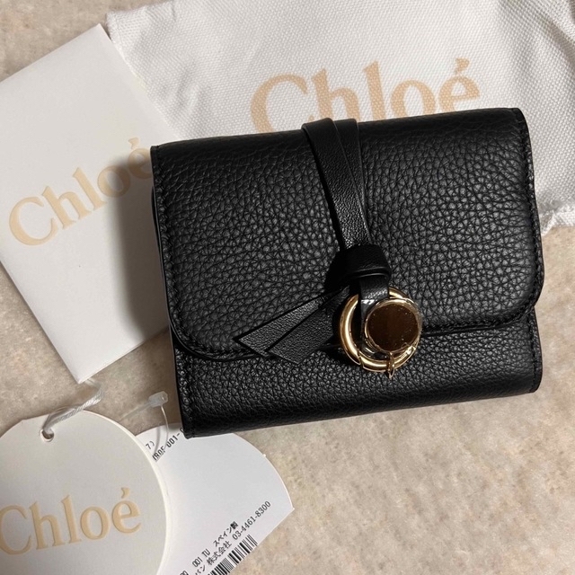 新品 Chloe クロエ 折 財布 ミニ ウォレット - 財布