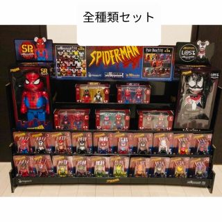 ベアブリック(BE@RBRICK)のhappyくじ　ベアブリック　スパイダーマン 全種類コンブリートセット(アメコミ)